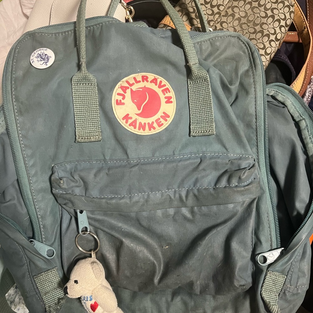 Fjallraven Green Backpack Classic Design